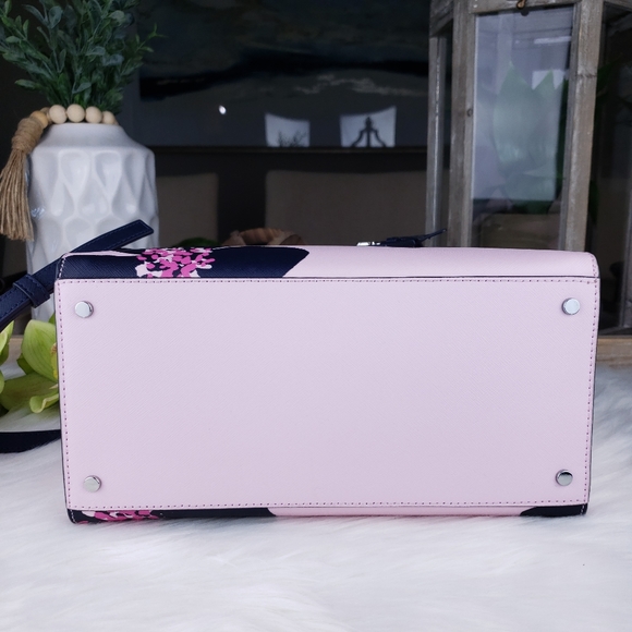 🌺NWT Kate Spade MD Cameron floral satchel pink KS - Picture 5 of 11